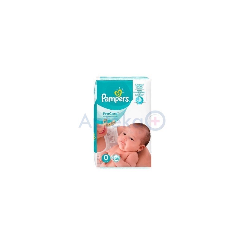 pampers procare 0 pieluchy 38 sztuk