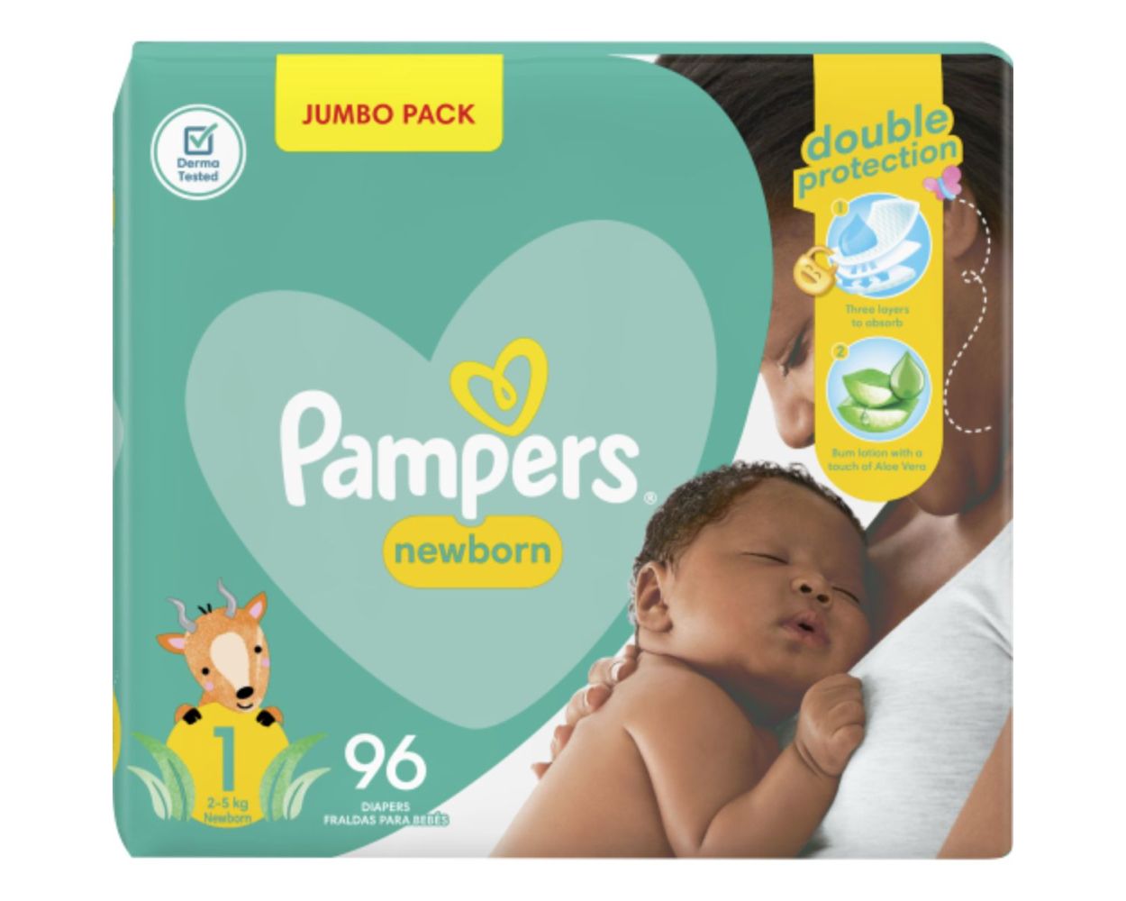 pampers jumbo pack 96