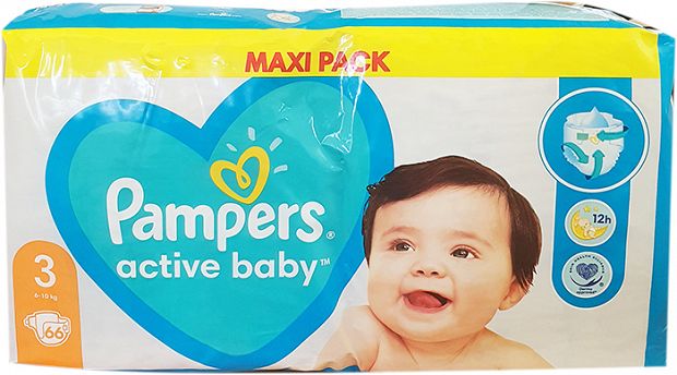 pampers 3 active baby