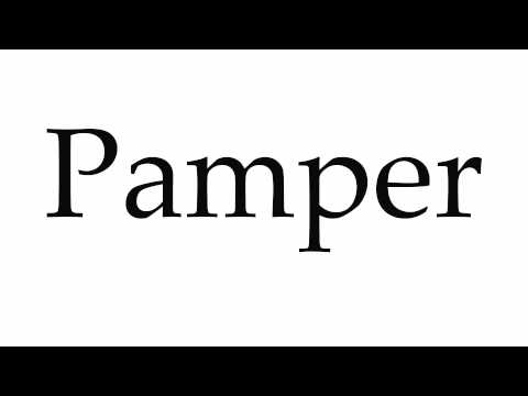 pampered pronunciation