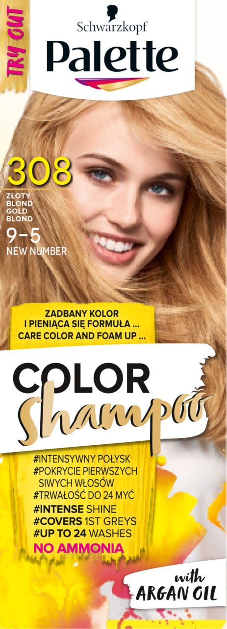 szampon koloryzujący ciepły blond