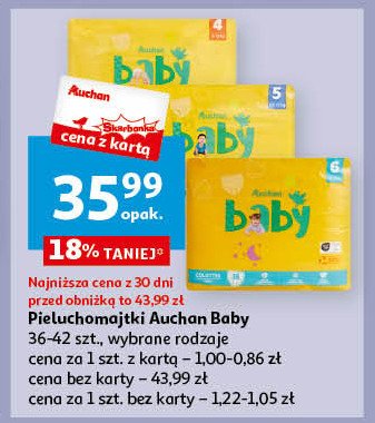 pieluchomajtki pampers 5 auchan