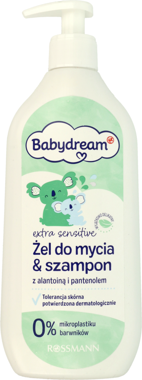 rossmann żel i szampon niemowląt babydream