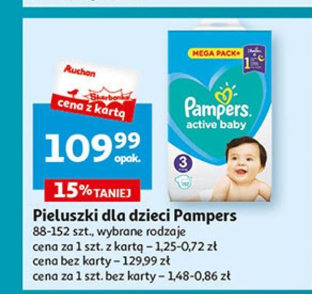 pampers 3 pieluchy promocja auchan