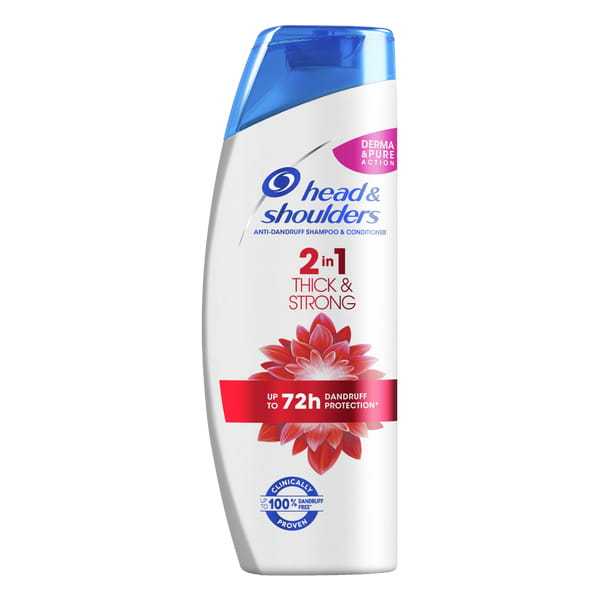 head&shoulders szampon 2w1 z odżywką przeciwłupieżowy thick&strong