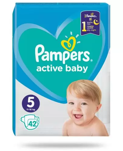 pieluszki pampers active baby opinie