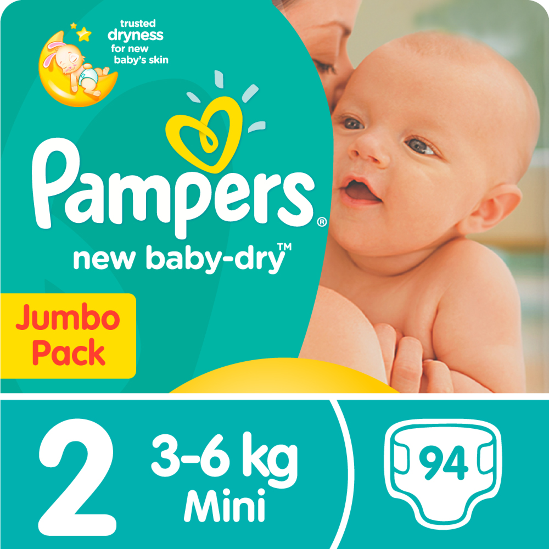 pampers new baby-dry pieluchy 2 mini