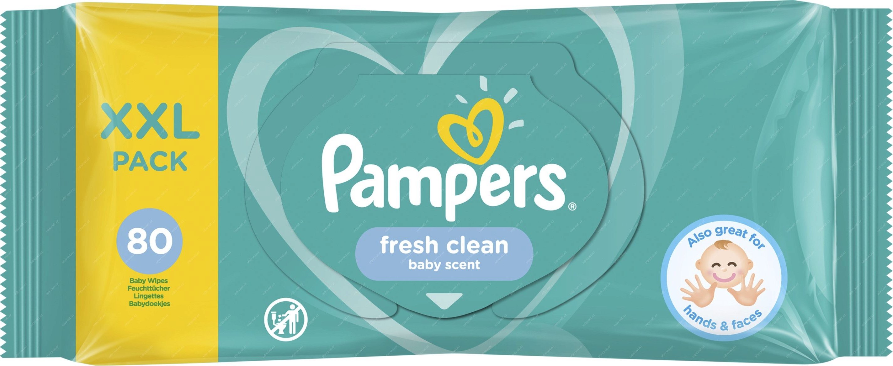 pampers fresh clean 80