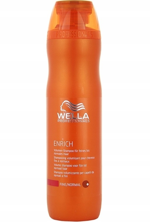 wella enrich szampon nawilżający do włosów cienkich