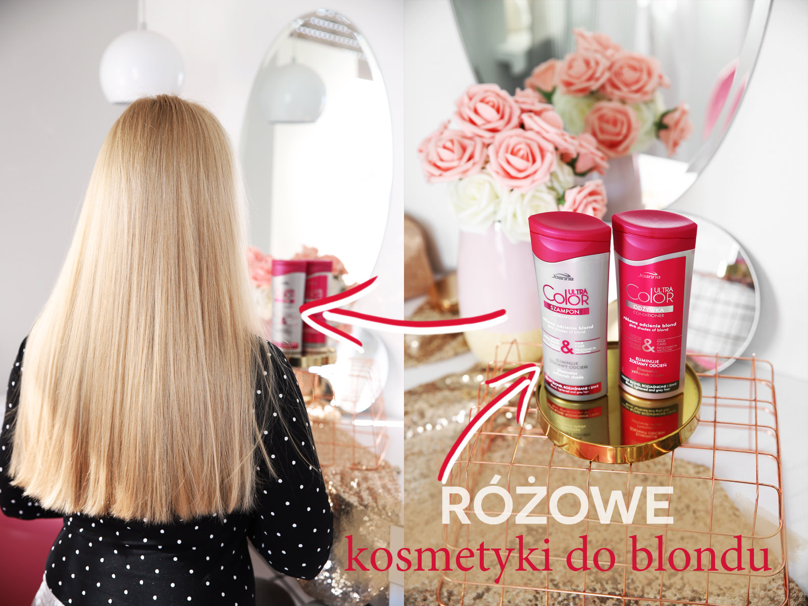 szampon do włosów różowe opakowanie