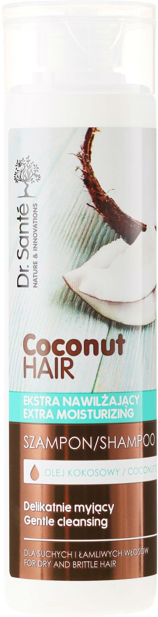 dr sante coconut hair ekstra nawilżający szampon do włosów 250ml