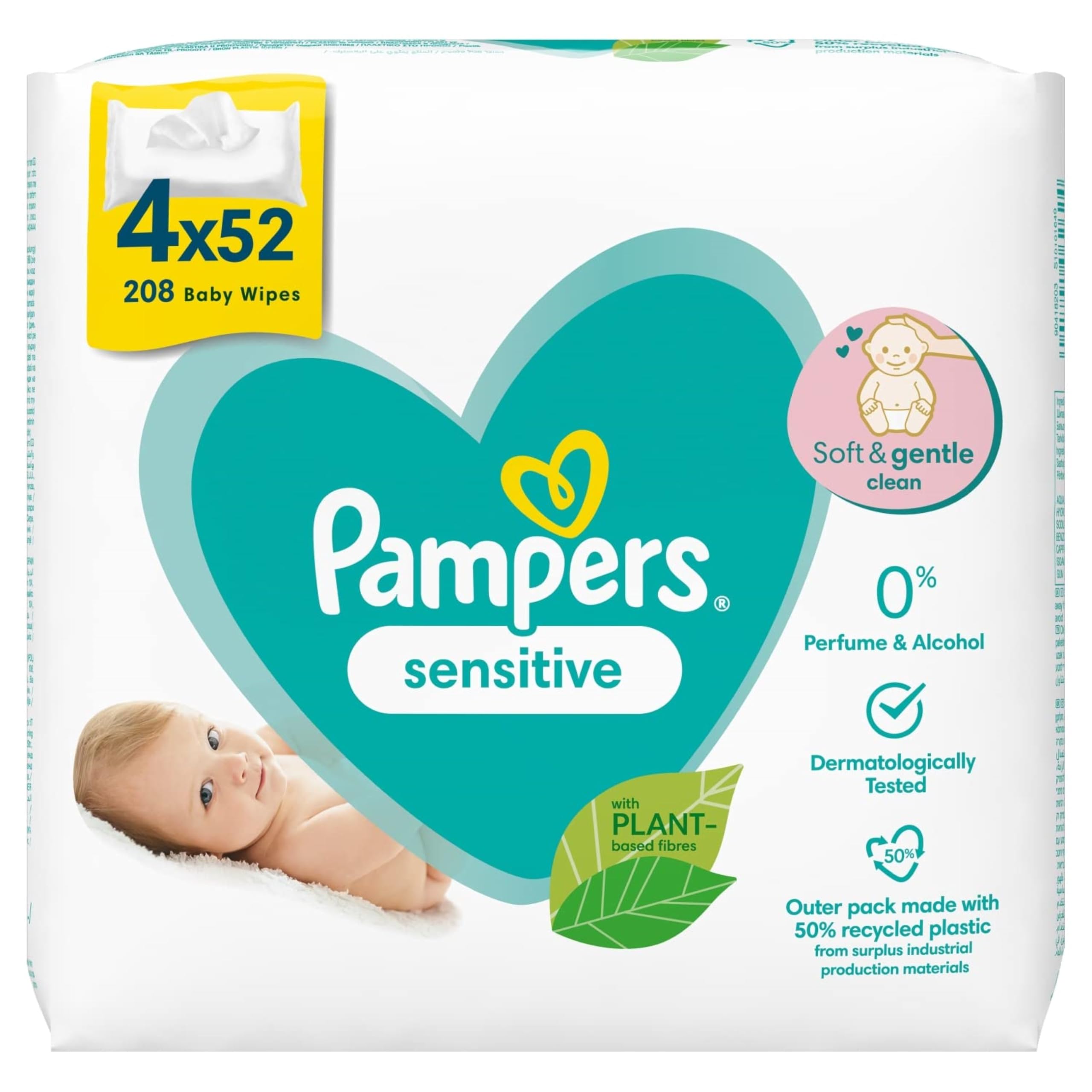 pampers sensituve 4x52