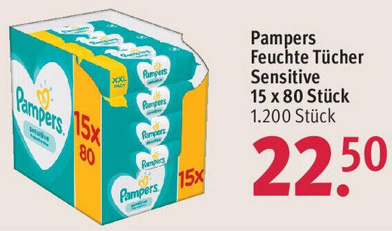 pampers sensitive 2xl rossmann