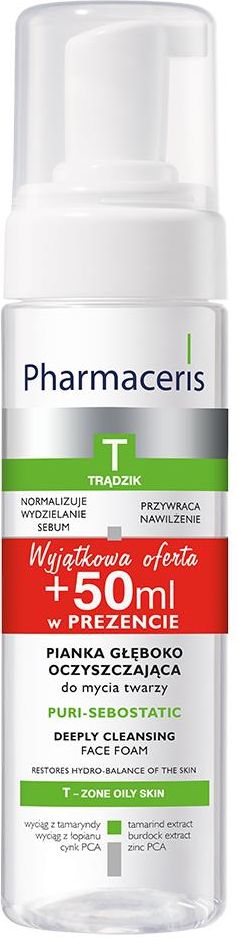 pianka do mycia twarzy pharmaceris t ceneo