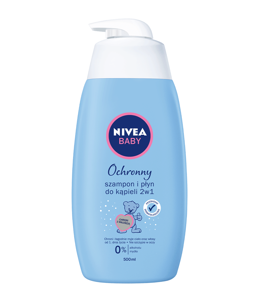 nivea baby ochronny szampon i płyn skłaf