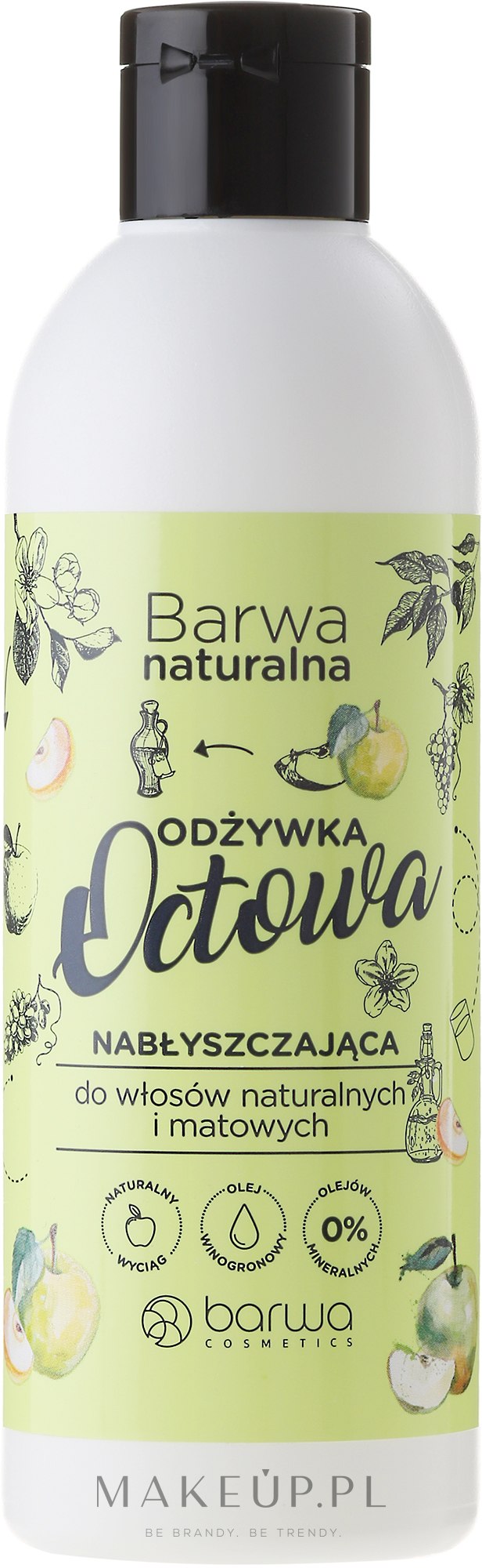 naturalna nabłyszczająca odżywka do włosów