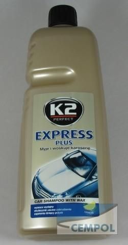 k2 express plus 1l szampon samochodowy z woskiem 1 ceneo