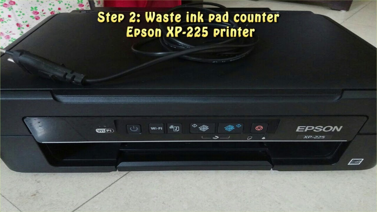 epson xp 225 reset pampers