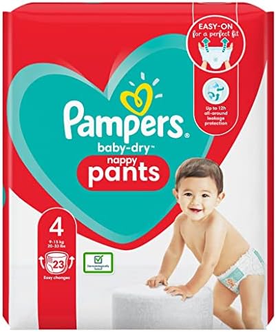 pampers mega paka 94 szt beby-dry pants 4