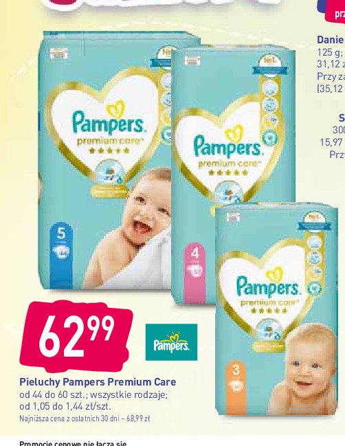 pampers premium care 3 stokrotka