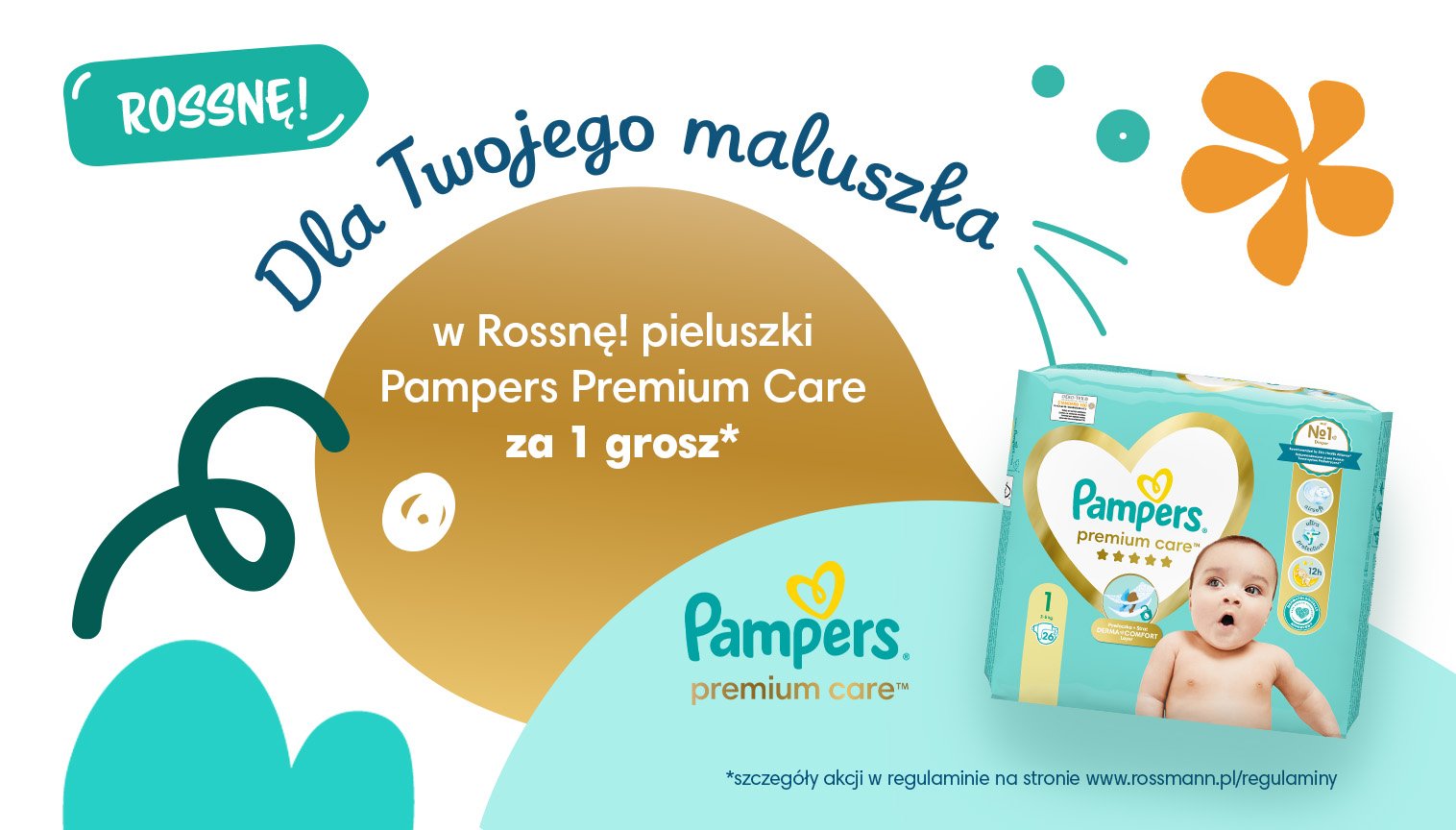 pampers premium care za 1 grosz