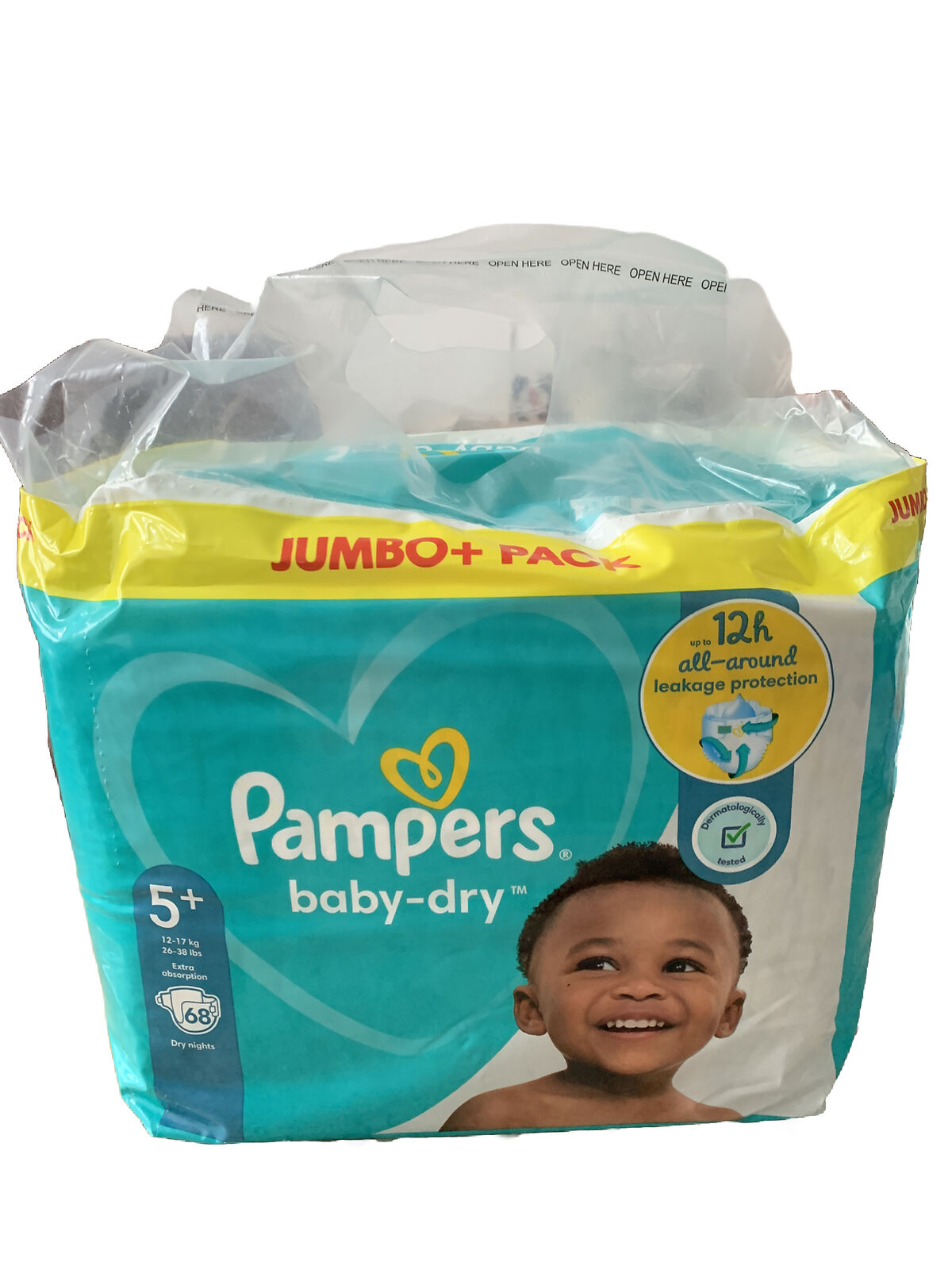 pampers podczas ospy