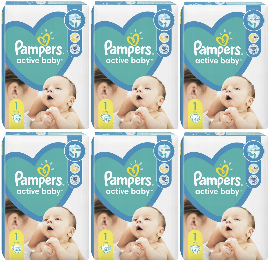 pampers roz 6 43 szt