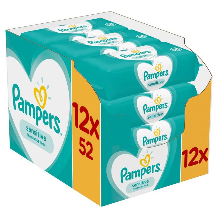 pampers baby wipes 12 pack