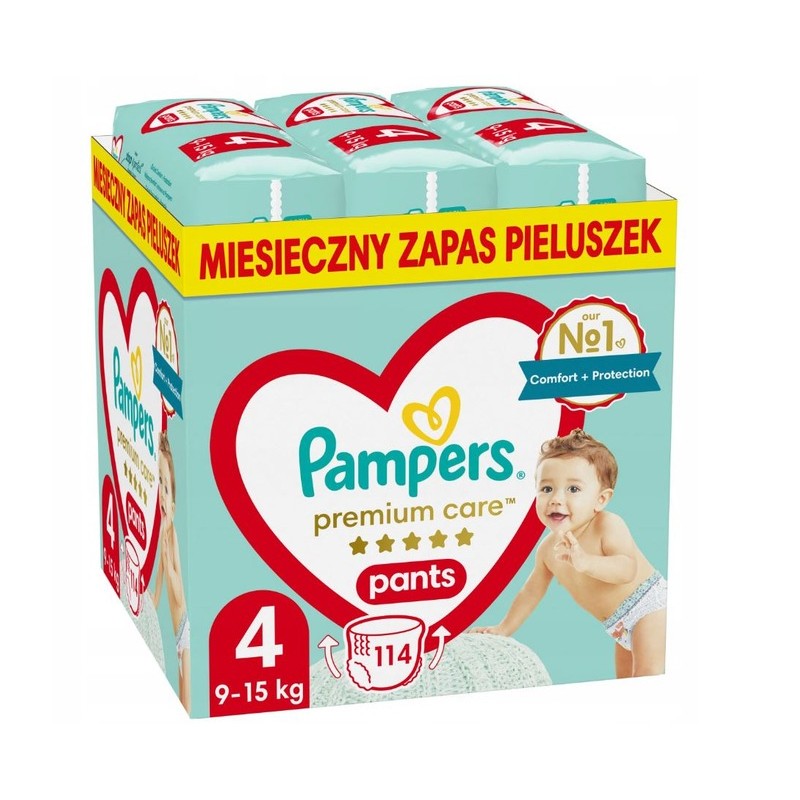 pieluchomajtki pampers premium care 4