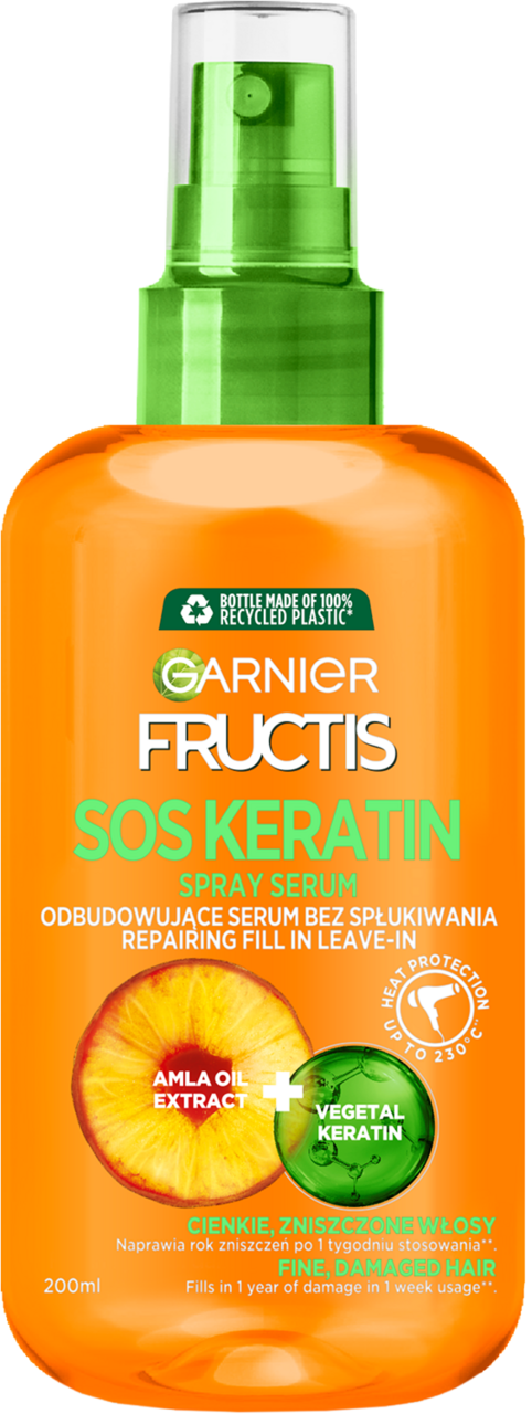 odżywka do włosów bez spłukiwania fructis serum