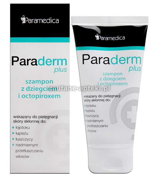 paraderm szampon z dziegciem 150g skład