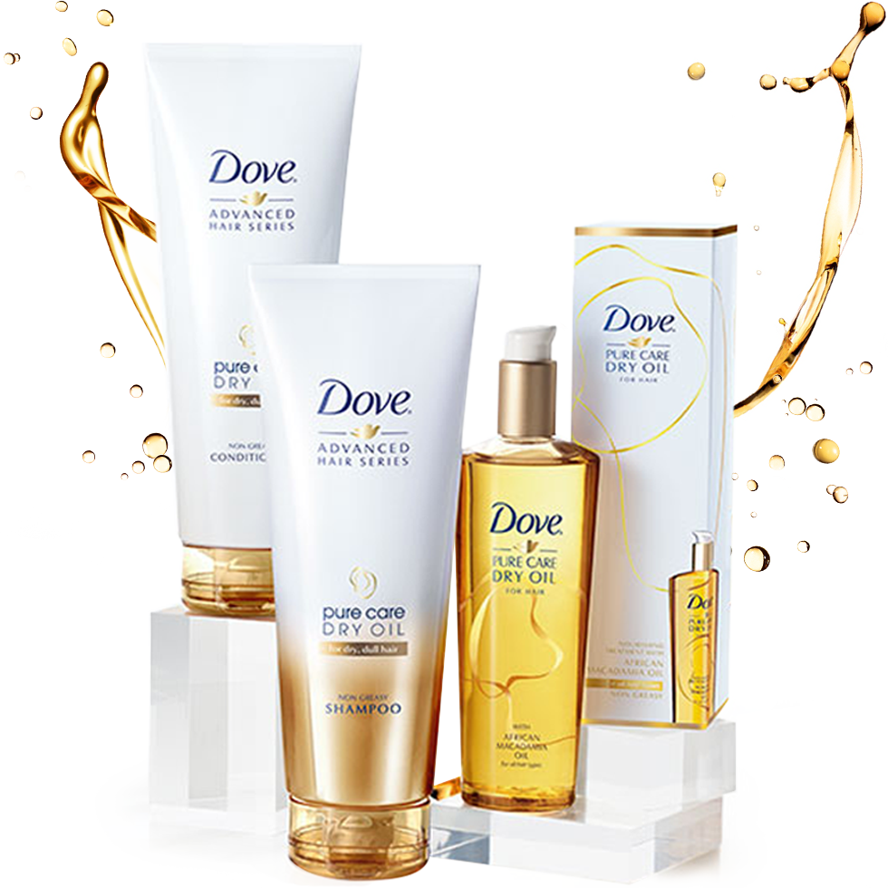 olejek do włosów z linii advanced hair series dove