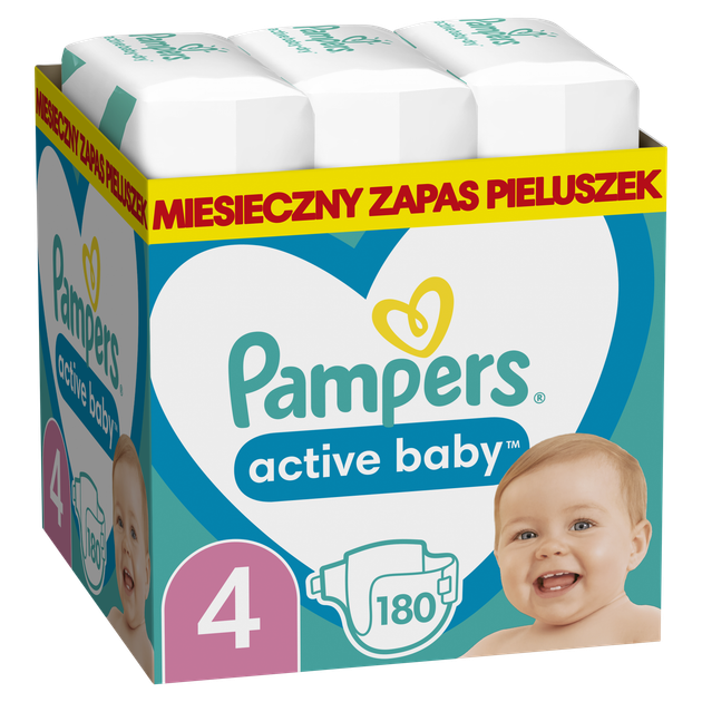 pampers active baby dry 4zapas miesięczny