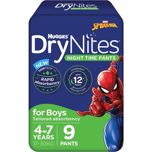 huggies dry nites boy