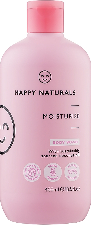 happy naturals macadamia oil moisturising shampoo nawilżający szampon