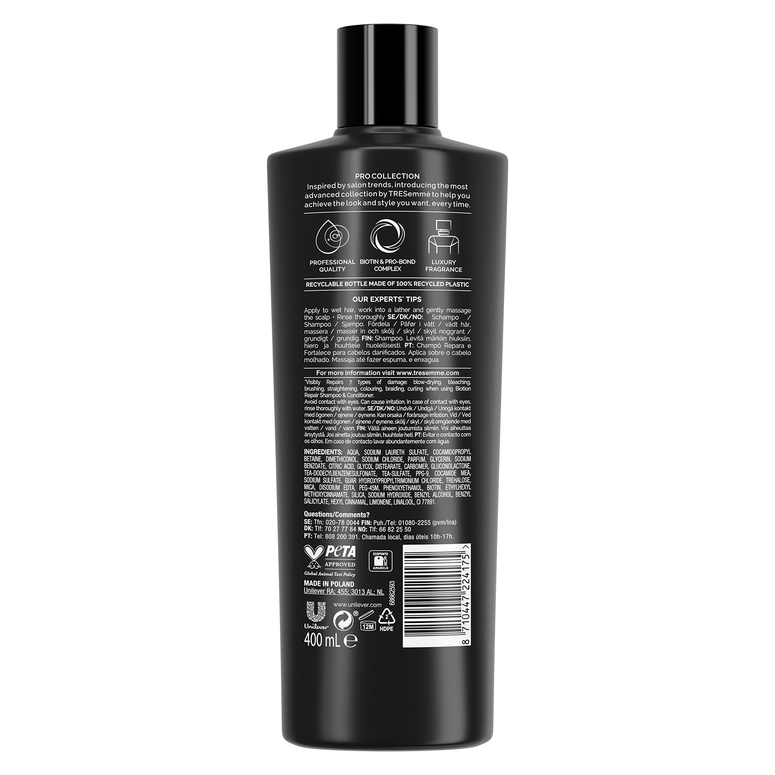 tresemme szampon do włosów blond