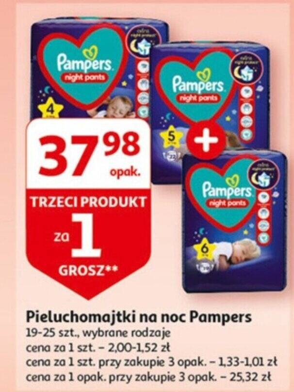 rabat na pampers pants 19 zł