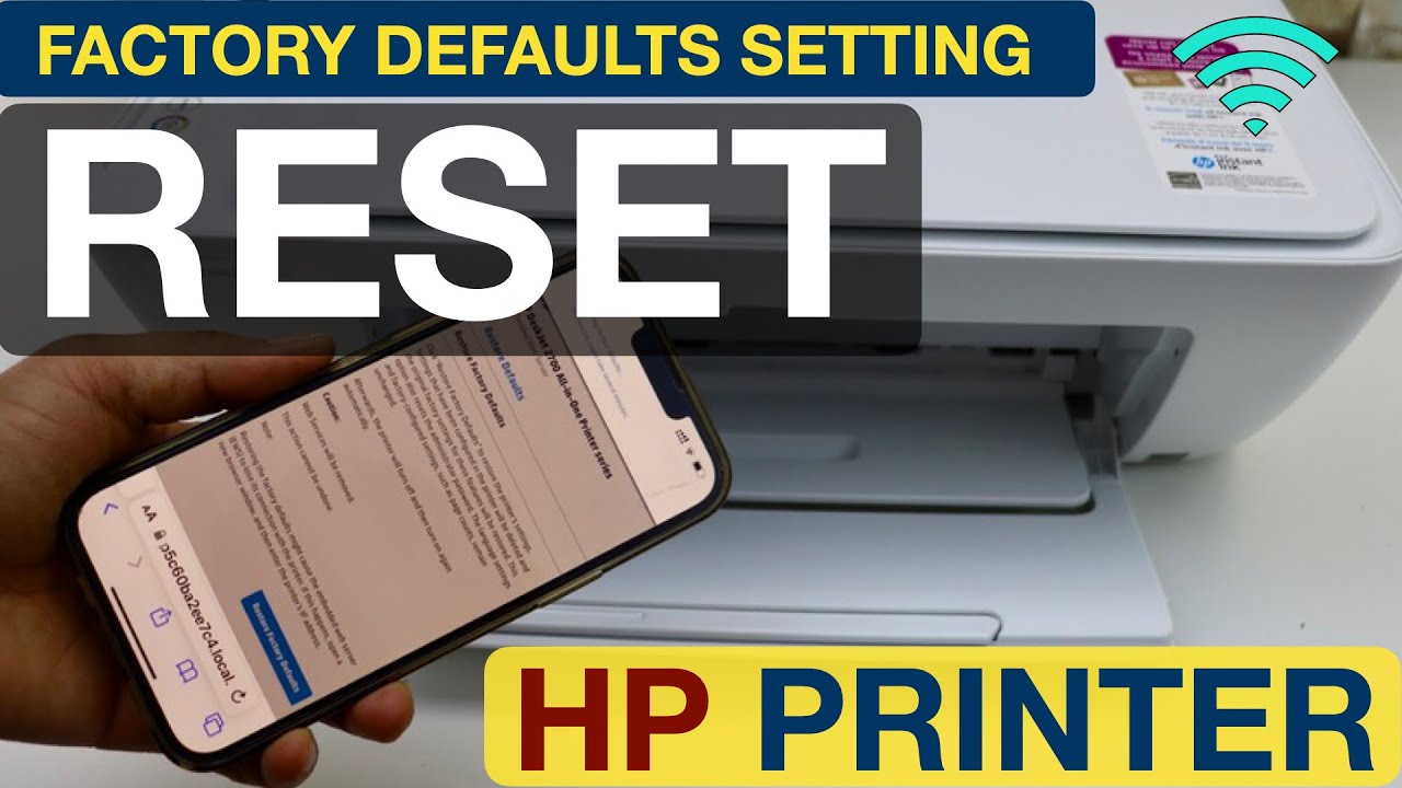 hp deskjet pampers reset