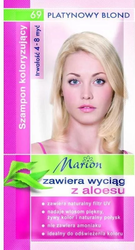 marion szampon koloryzujący 69 platynowy blond opinie