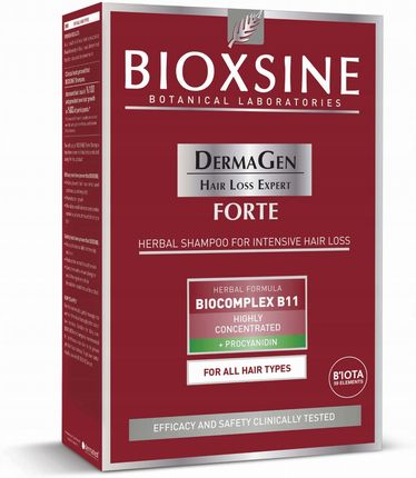 bioxsine szampon przeciw wypadaniu włosów forte herbal