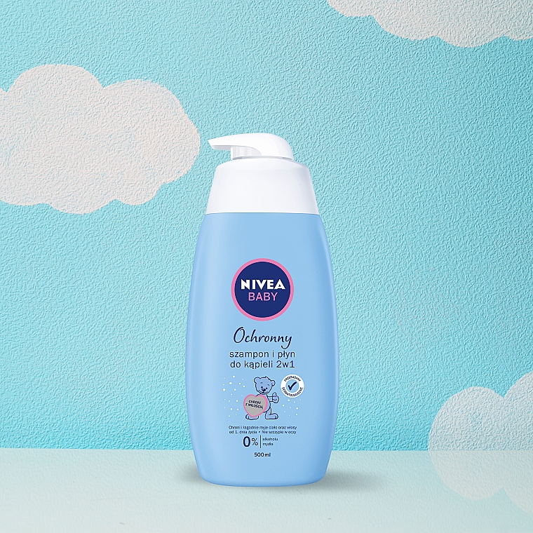 nivea baby lagodny szampon i plyn do kapieli 750ml