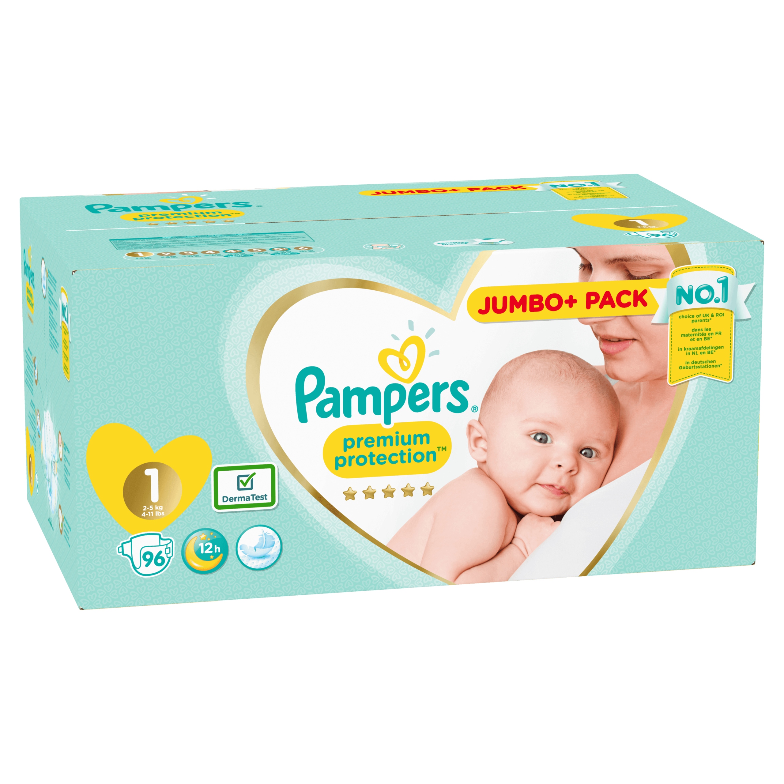 pampers premium care 2 96 sztuk