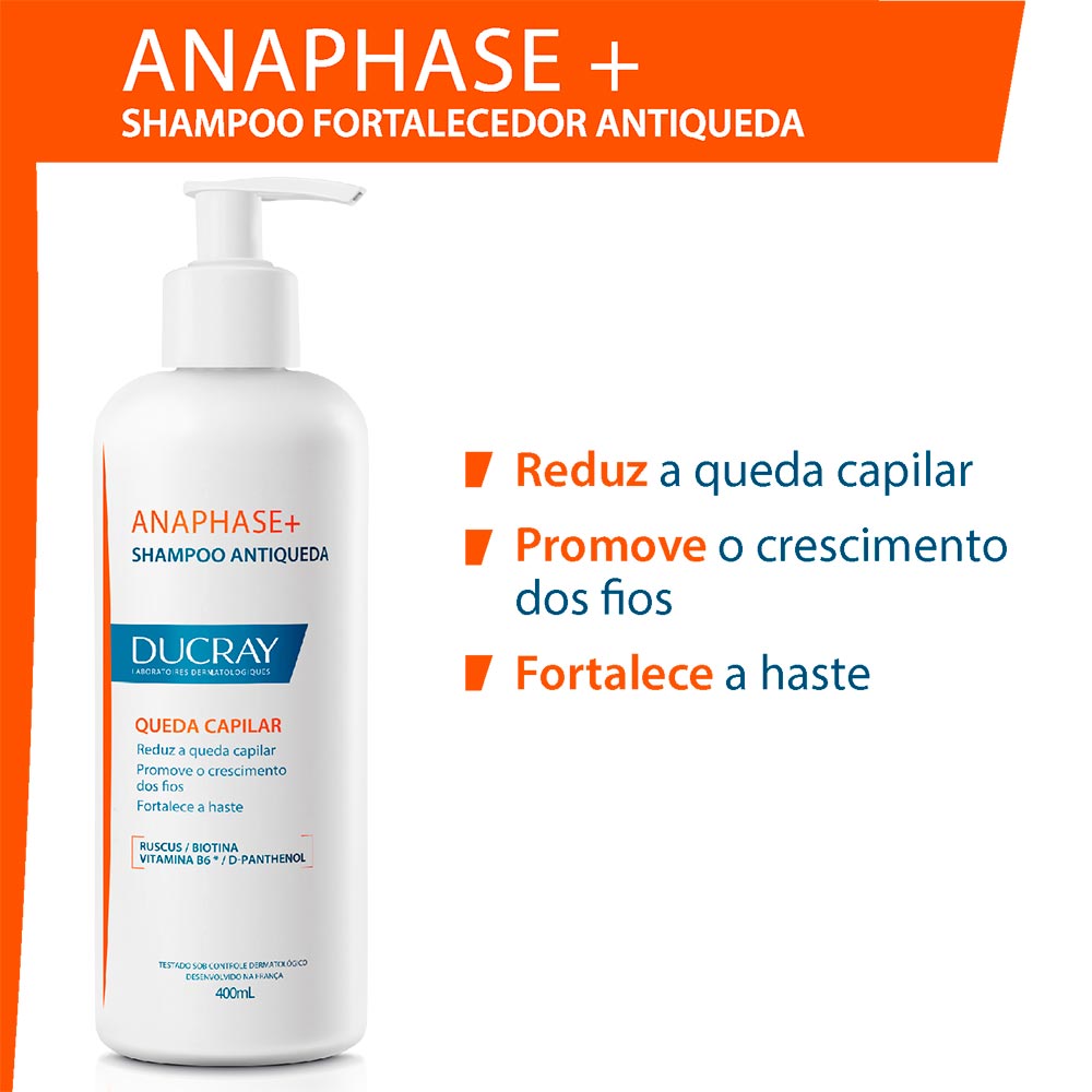 ducray anaphase+ szampon 400ml