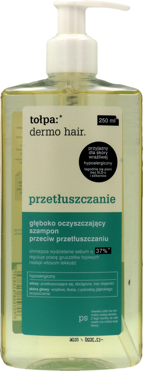 tołpa szampon do włosow przetłuszczających sie 250