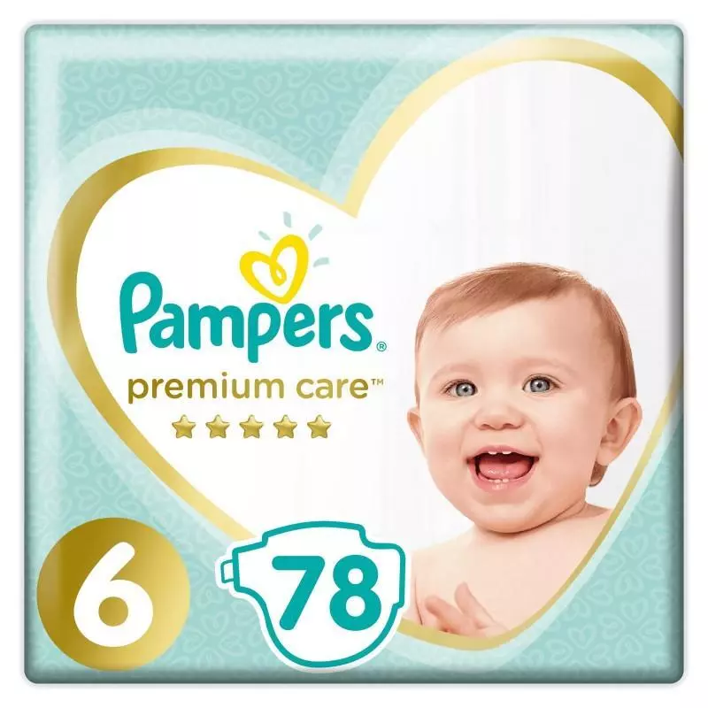 pampers premium care 6 78 szt