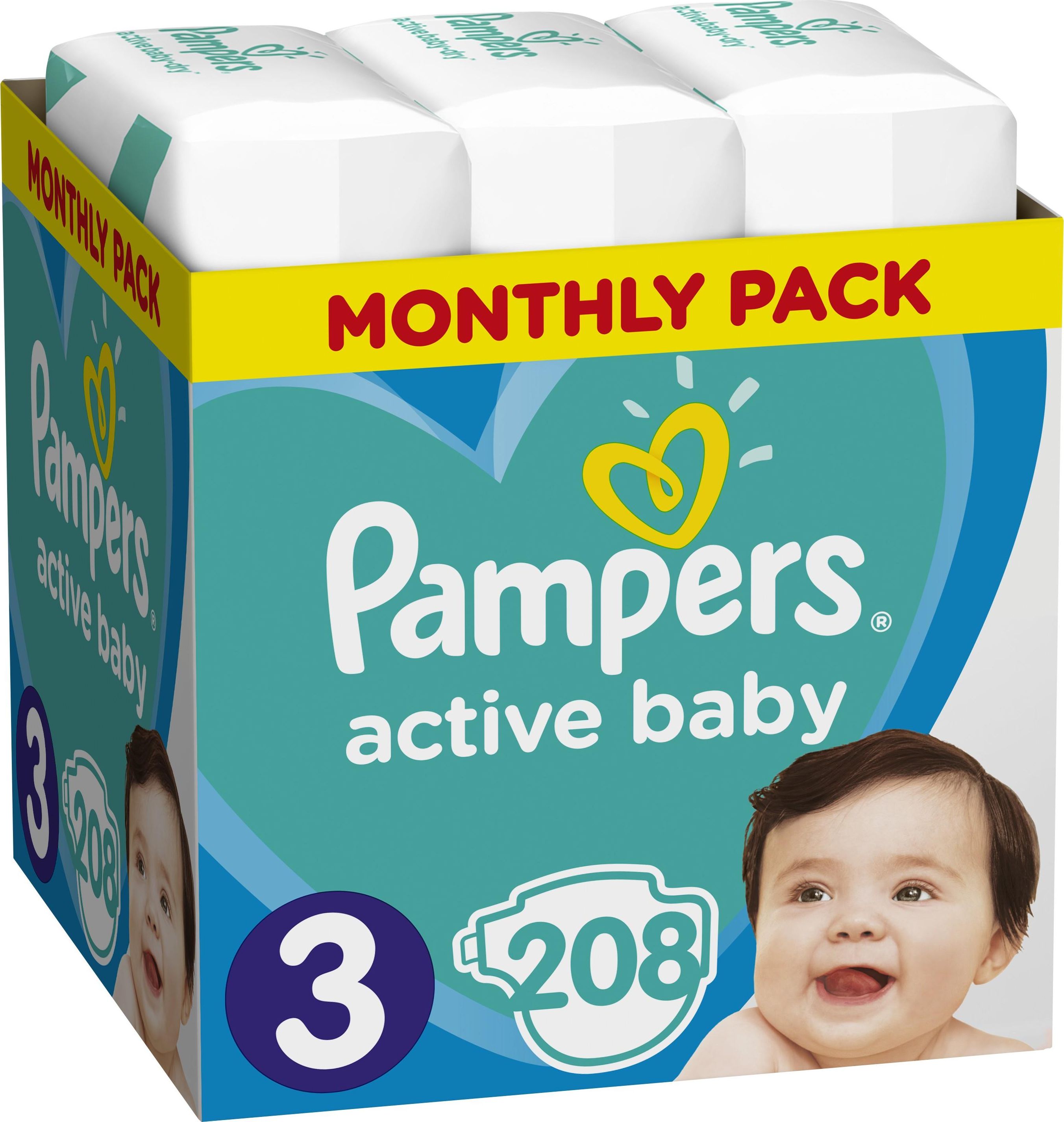 pampers 3 208