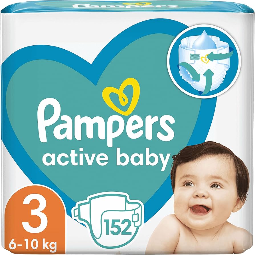 pampers 3 208 sztuk