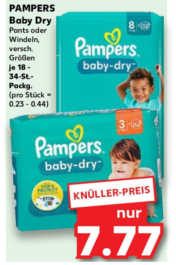 kaufland pampers 34