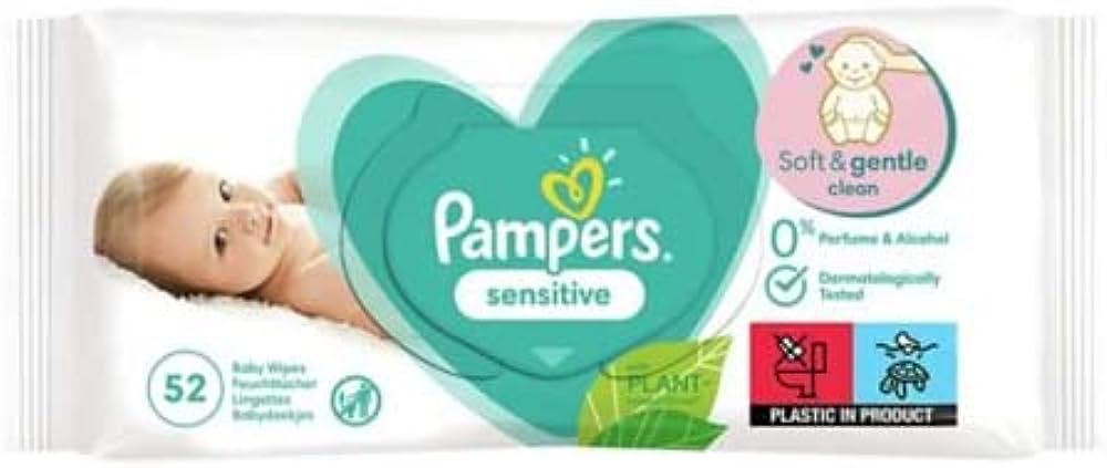 chusteczki nawilżane pampers sensitive 5x56