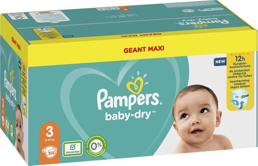 pampers 104 pack size 3